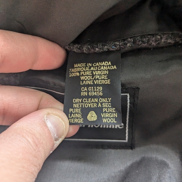 HARRIS TWEED Men Blazer Vintage 100% Virgin Scottish Wool Hand Made In Canada - Picture 7 of 10